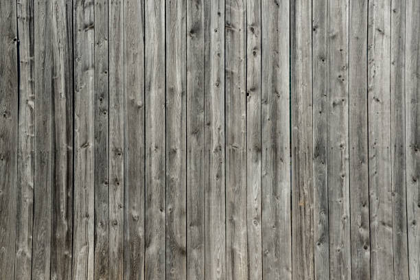 istock Vertical and rustic gray wood plank barn wall Quebec Canada 1279575006