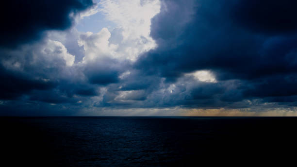 istock Beautiful Cloudscape in the open ocean 1279577200