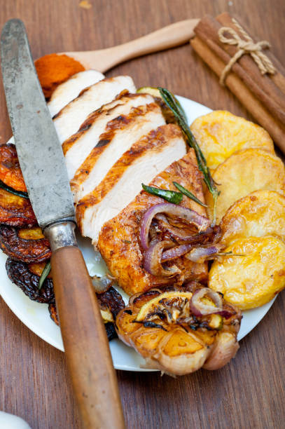 istock roasted grilled BBQ chicken breast with herbs and spices 1279579589