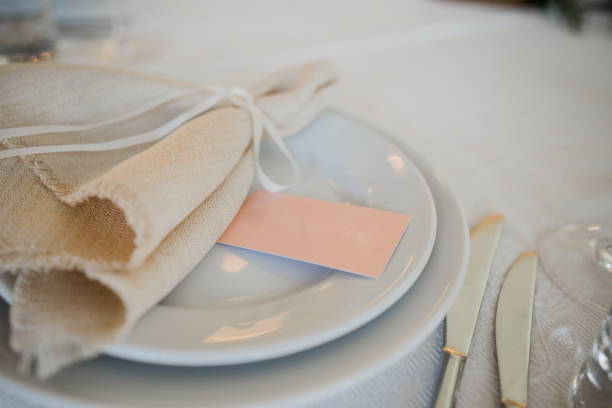 istock wedding decor on the table in the restaurant 1279588483
