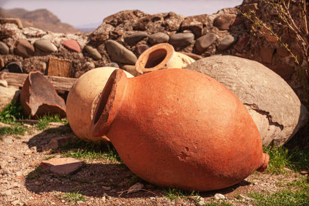 earthenware, jug, for wine, qvevri, Georgia