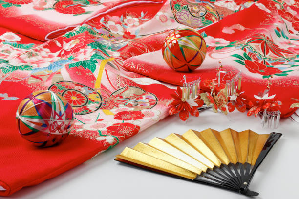 istock Japanese kimono accessories 1279600672