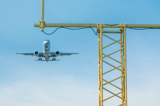 istock Commercial Jet Aircraft Landing 1279601442