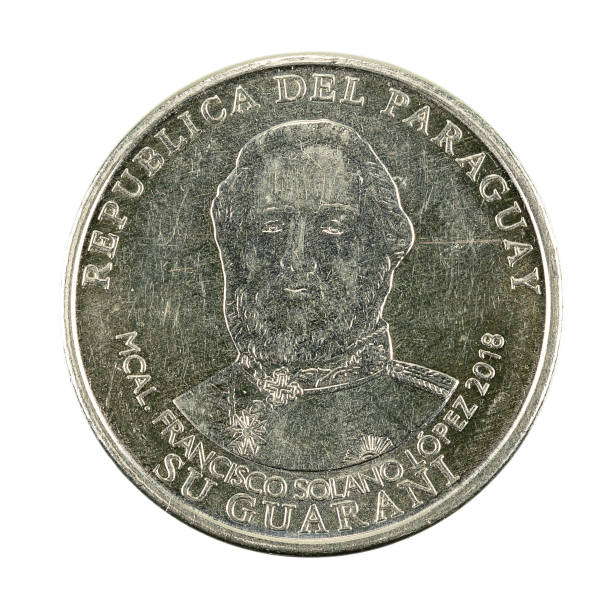 istock 1000 Paraguayan guarani coin (2018) reverse isolated on white background 1279605728