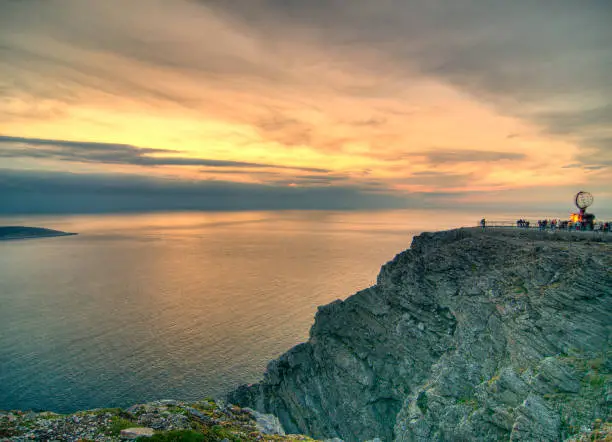 Photo of Sunset At North Cape In Norway