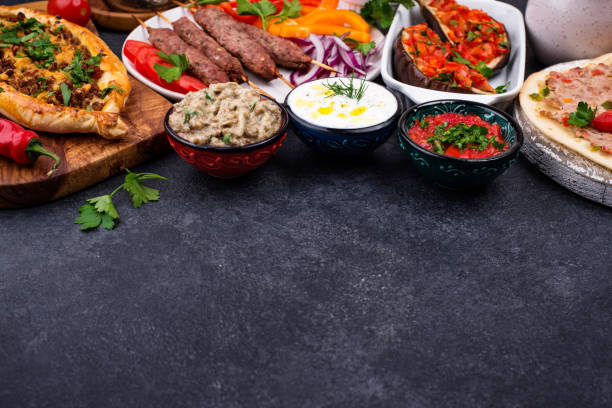 istock Traditional Turkish or Middle eastern dishes 1279612493