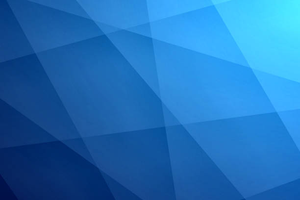 abstrakter blauer hintergrund - geometrische textur - blau stock-grafiken, -clipart, -cartoons und -symbole