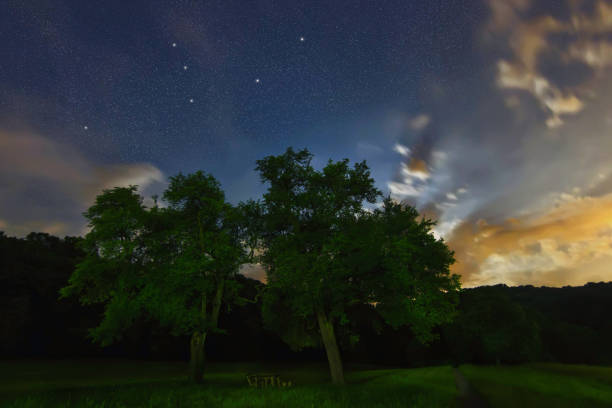 istock Andromeda star constellation, Night sky, Cluster of stars, Deep space 1279617378