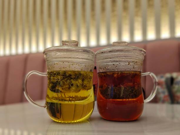 istock Two cup of tea in the afternoon 1279617387