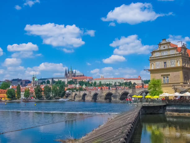 istock View on city on Vltava river in Prague 1279618749