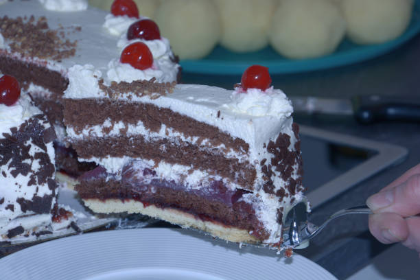istock big slice of fresh black forest cake on a pie server 1279624025