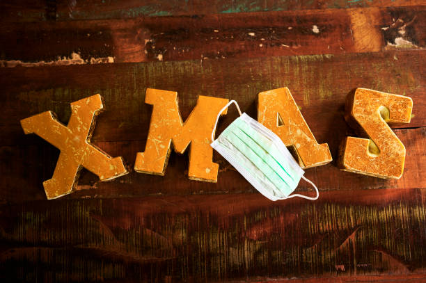 istock The text XMAS combined with a Covid-19 face mask. 1279625206