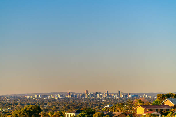 istock Adelaide city skyline view 1279626643