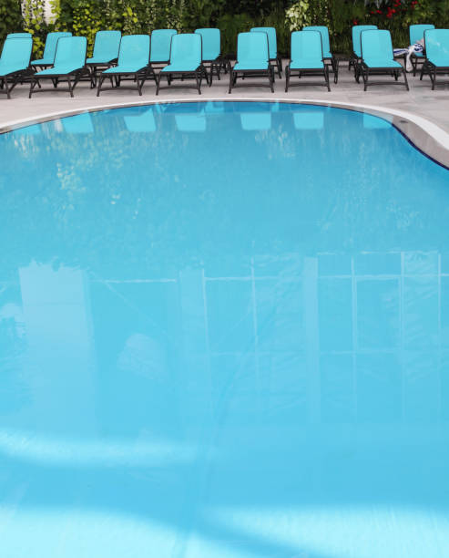 istock Spa area with blue swimming pool 1279632330