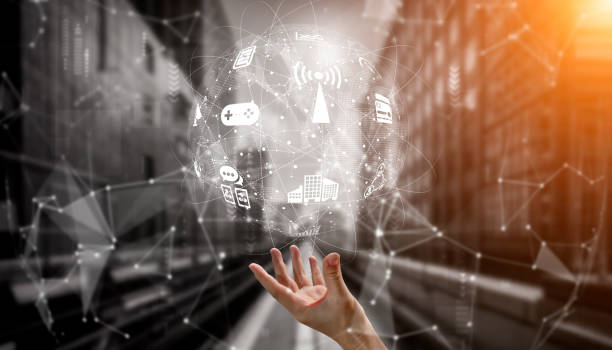 istock Advanced communication and global internet network connection in smart city 1279632401