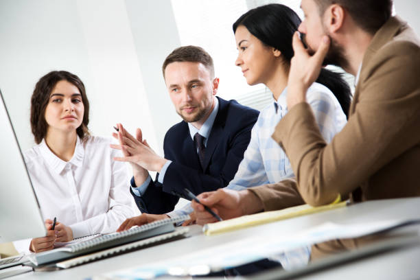 istock Business people working together in the office 1279633110