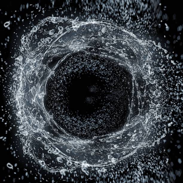 3D illustration of abstract water splash