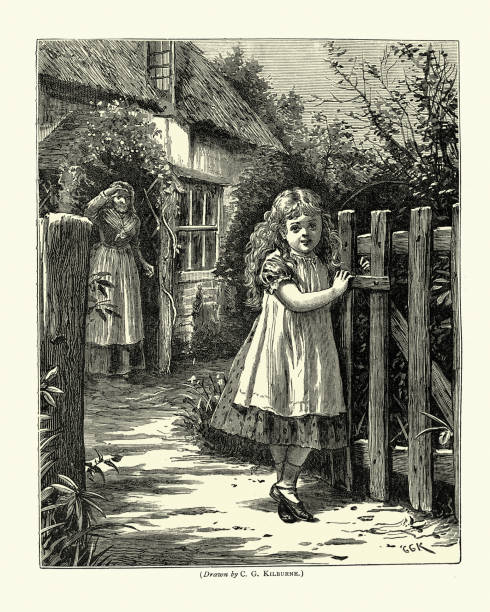 istock Grandmother watching over her granddaughter, Victorian 1279639512