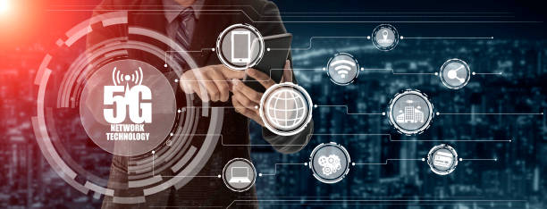istock Advanced communication and global internet network connection in smart city 1279639684