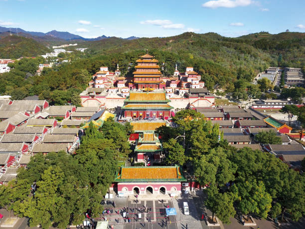 istock The Puning Temple, commonly called the Big Buddha Temple, is a Buddhist temple complex in Chengde, Hebei province, China. 1279641101
