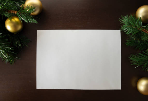 Christmas decoration with presents making a frame with copy space. Christmas themes.