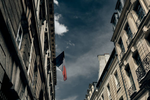 istock Beautiful buildings in Paris 1279650232