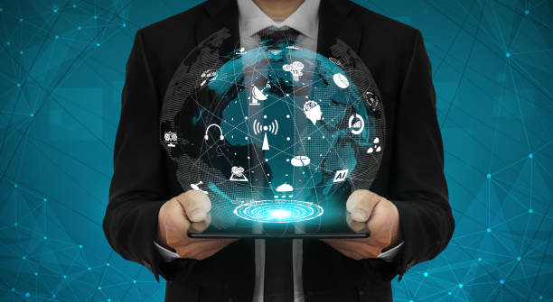 istock Advanced communication and global internet network connection in smart city 1279650635