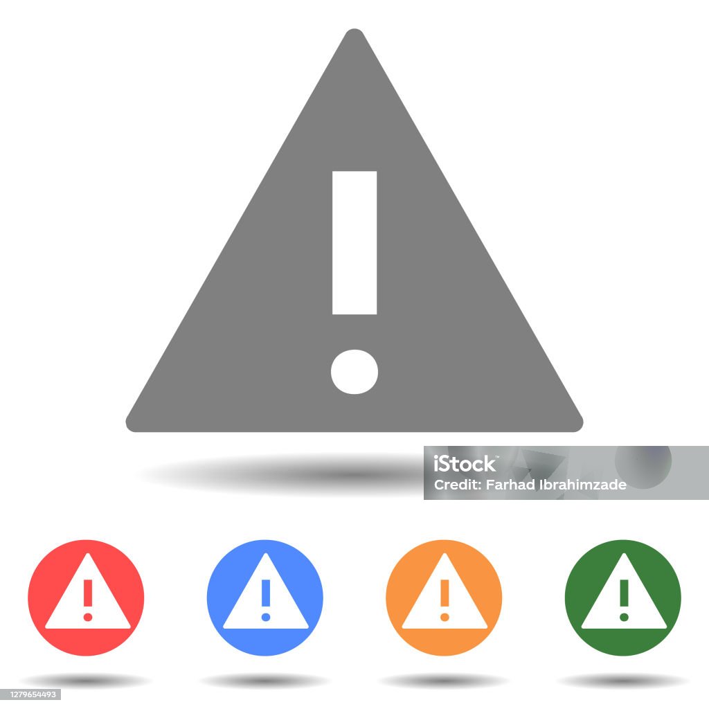 Generic Warning Sign General Warning Sign Stock Illustration - Download Image Now - Art ...