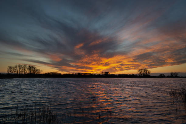 istock Wonderful sunset on Lake Stankow in Poland 1279661704
