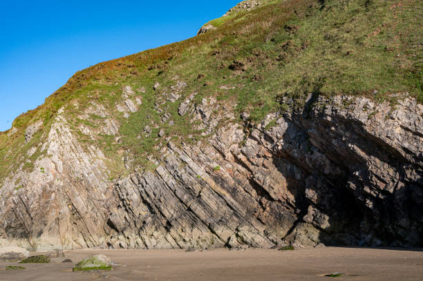 Black Rock Limestone, Rhossili Bay, Gower Peninsula, Wales