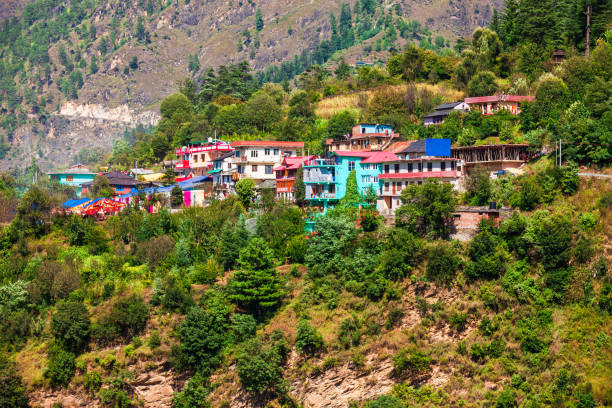 istock Himalaya mountains panoramic landscape, India 1279673349