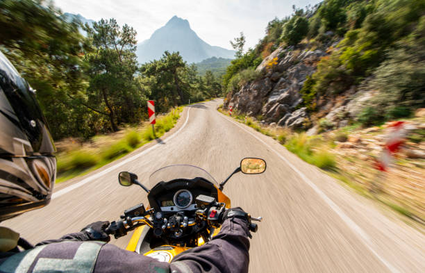 istock Motorcycle Ride On A Country Road 1279675346