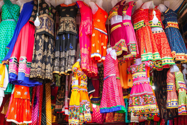 istock Shop with indian dresses, Delhi 1279675437