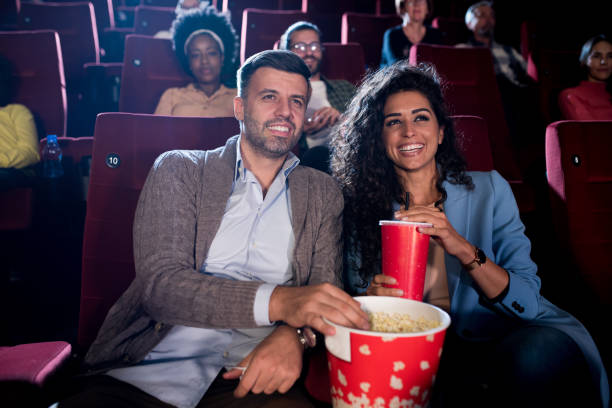 istock Happy couple having a date at the cinema 1279677810