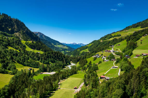 istock Small village in the mountains 1279682432