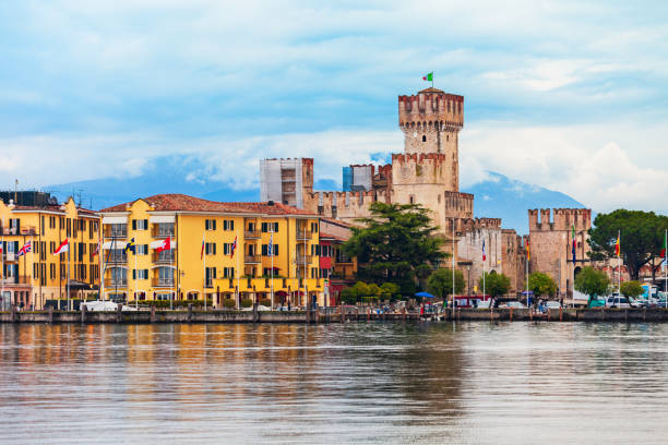 istock Scaligero Castle aerial view, Sirmione 1279690374