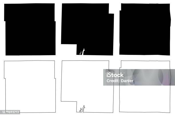 マーサーメイコンマディソン郡ミズーリ州マップベクトルイラスト落書きスケッチマップ いたずら書きのベクターアート素材や画像を多数ご用意