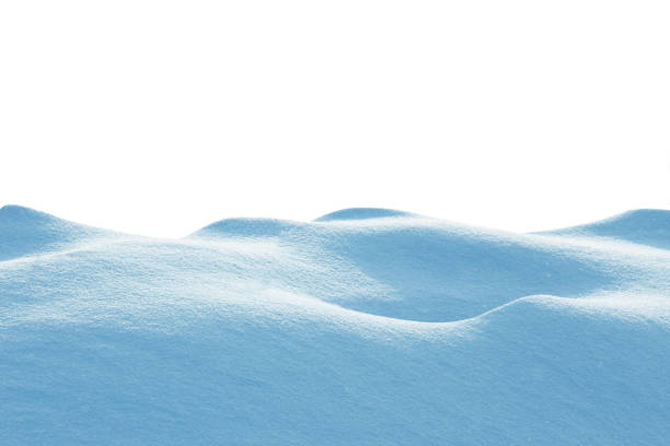 istock A large beautiful snowdrift isolated on white background.Winter snow  background. A big snow drift 1279693602
