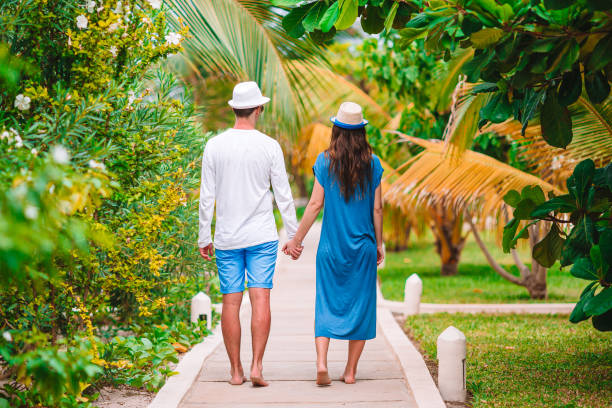 istock Back view of family on the beach 1279698992