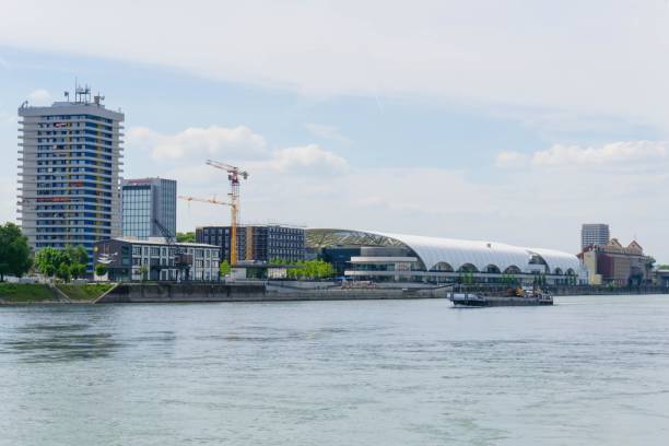 istock Ship on Rhine between Ludwigshafen and Mannheim Germany 1279716468