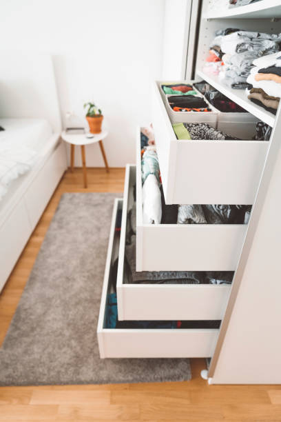 istock Organized clothes drawers deserve to be open 1279718204