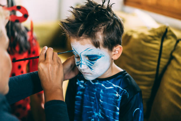 istock Face painting for Halloween 1279718282