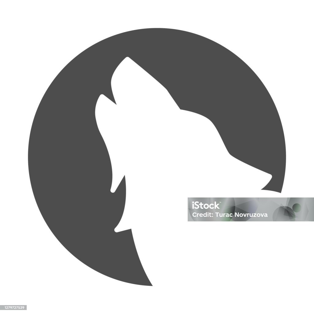 Sói Hú Lên Biểu Tượng Mặt Trăng Rắn Khái Niệm Halloween Dấu Hiệu ...