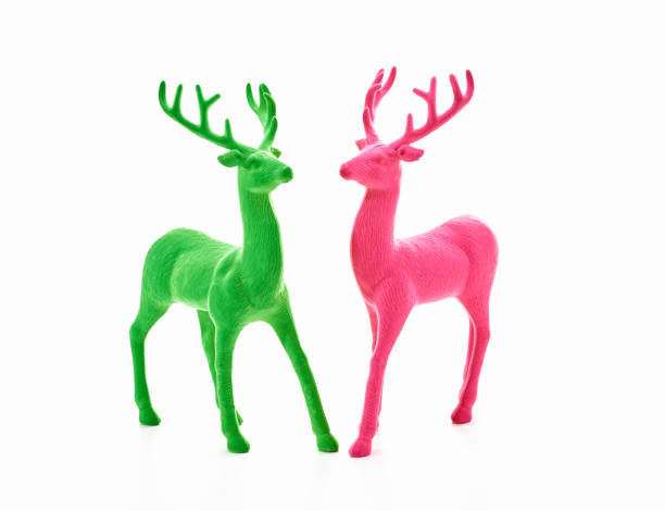 Tin Christmas Reindeer Decoration