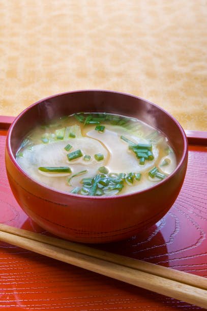 istock Miso soup with radish and fried tofu 1279732496
