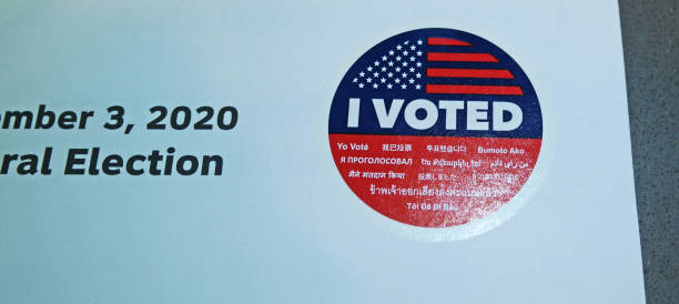 istock I Voted Sticker on 2020 Ballot 1279734308