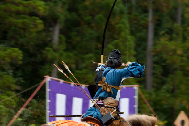 Yabusami 100+ Yabusame Photos Stock Photos, Pictures & Royalty-Free Images - iStock