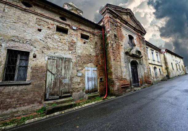 istock Abandoned Church, convent and kindergarten 1279745982