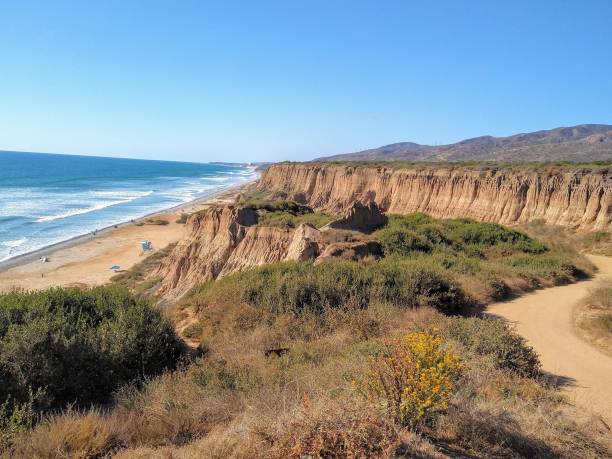 Bluffs' Beauty San Onofre State Beach Trail san clemente california stock pictures, royalty-free photos & images