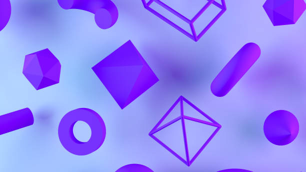 istock Abstract Primitives Geometric Shapes Color Gradient Background 1279751841